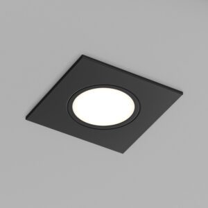 DK3102-BK Встраиваемый влагозащищенный светильник, IP65, до 10 Вт, LED, GU5,3, черный